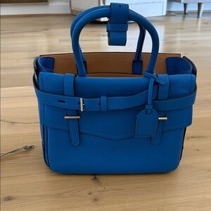 Reed Krakoff Vibrant Blue Leather Satchel